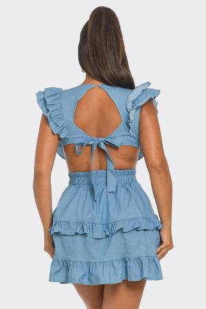 Dallas Denim Mini Dress